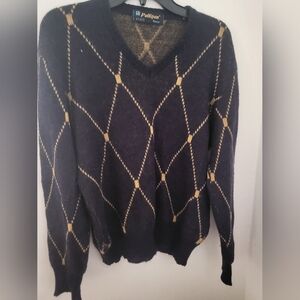 Vintage 80s Pulligan Sweater W/35% Mohair